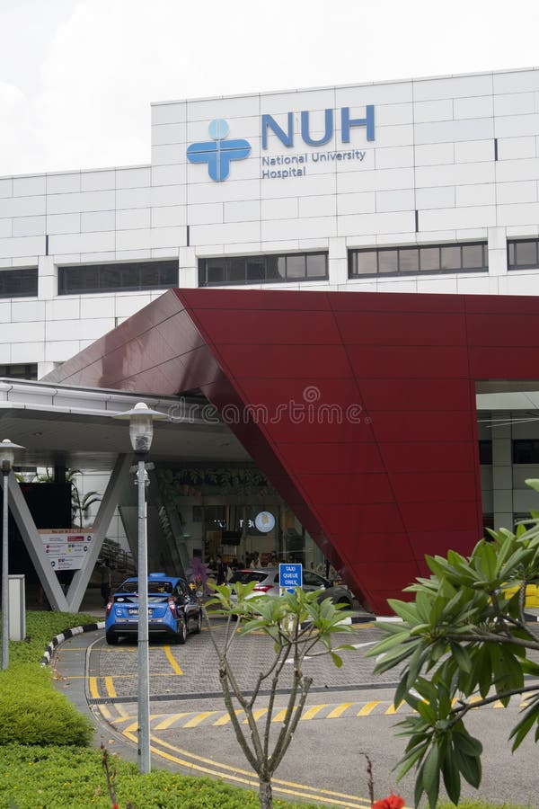 Singapore National University Hospital Main Building Facade View ...