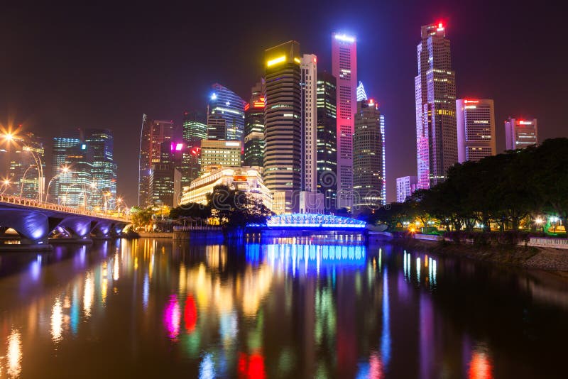 Singapore by night