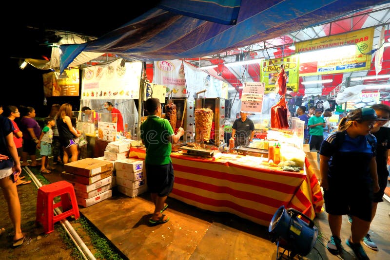 Singapore Night Market Pasar  Malam Editorial Image 