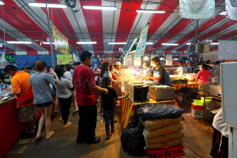 Singapore Night Market Pasar  Malam Editorial Stock Photo 