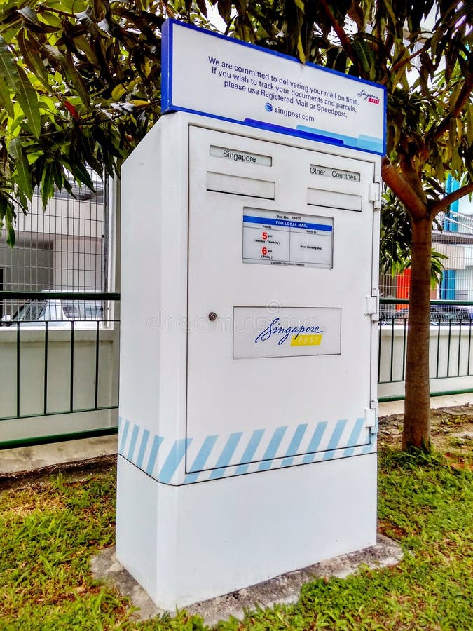 Government Mail Free Of Postage Singapore SingPost Post Box, Singapore