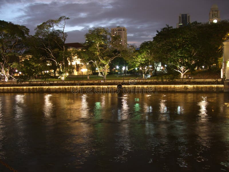 Singapore River by evening