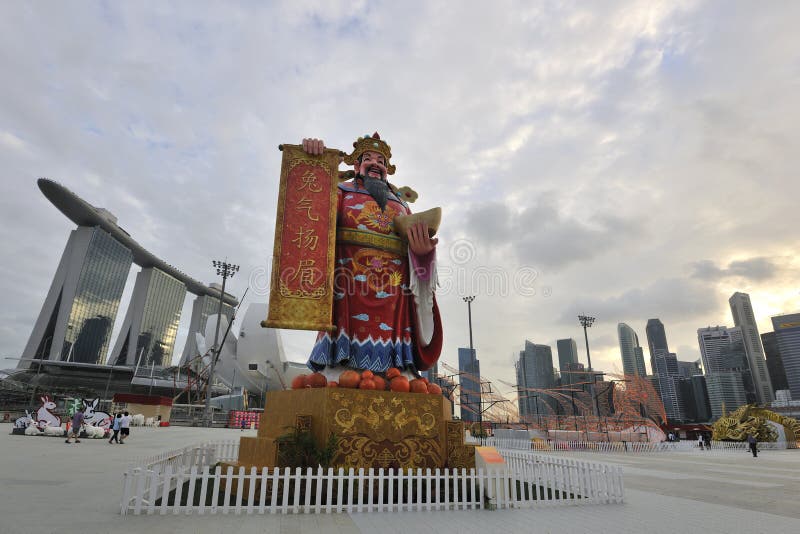 Singapore, SINGAPORE - FEB 1 : River Hongbao 2011