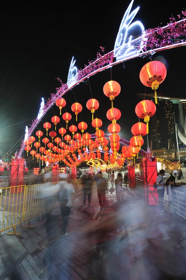 Singapore, SINGAPORE - FEB 1 : River Hongbao 2011