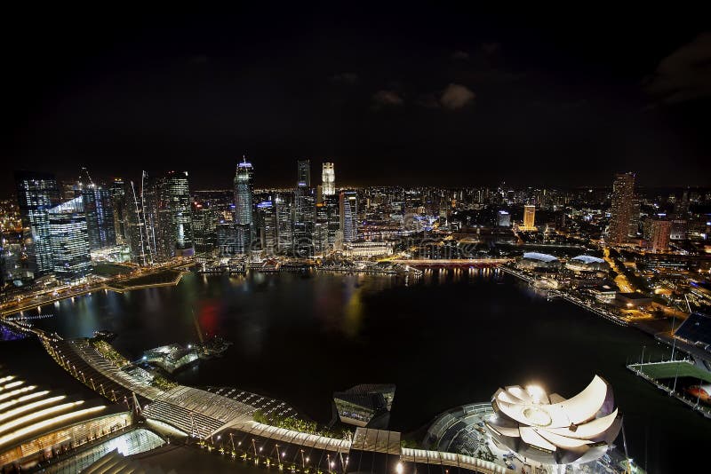 Singapore skyline stock image