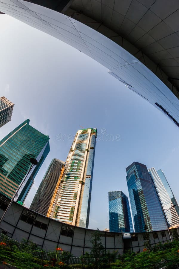 Singapore Skyline royalty free stock photography