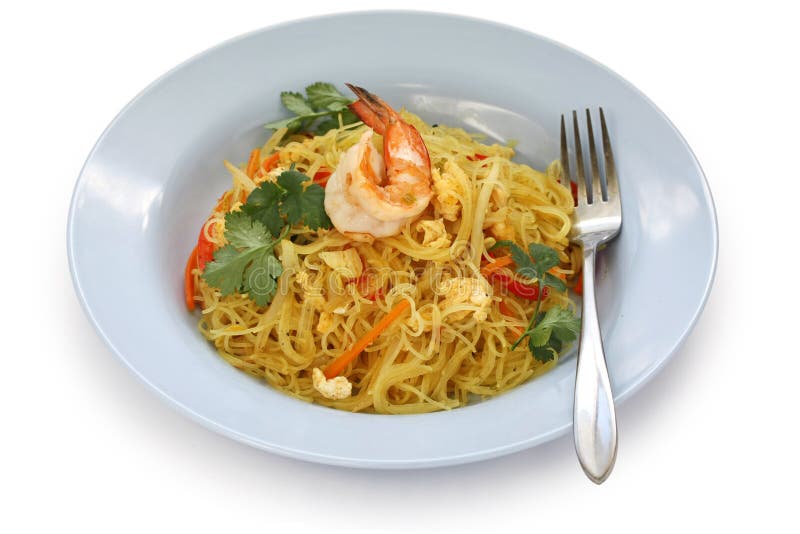 Singapore style noodles royalty free stock image Singapore style noodles royalty free stock image