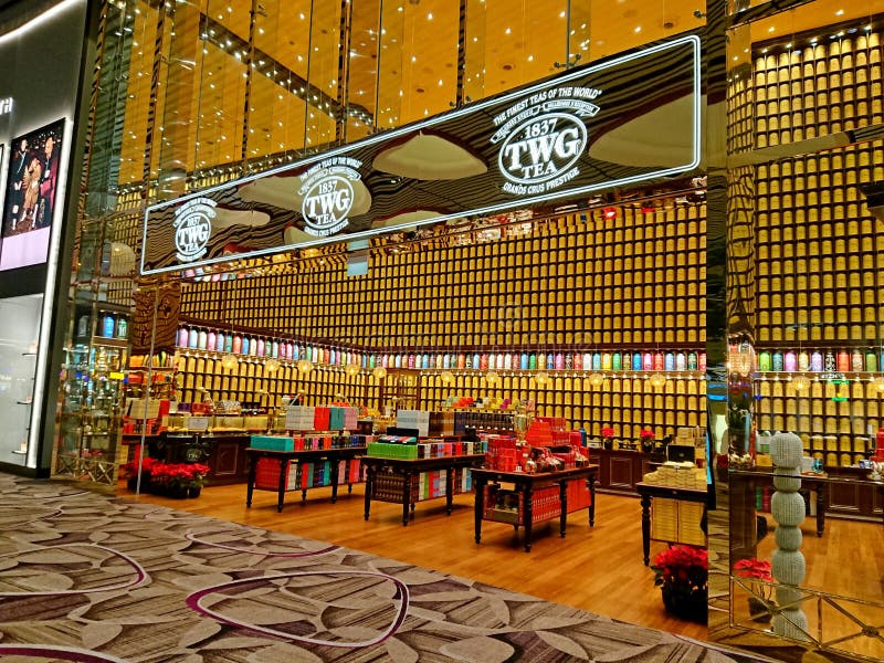 Singapur: TWG Changi lotnisko T4 fotografia royalty free Singapur: TWG Changi lotnisko T4 fotografia royalty free