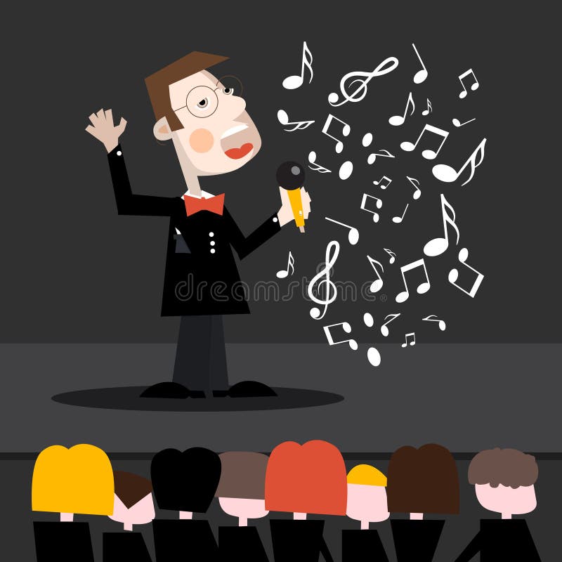 Singer Cartoon. stock vector. Illustration of famous - 82732824 Singer Cartoon. stock vector. Illustration of famous - 82732824