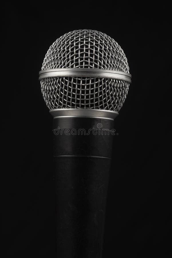 Singer Profissional Condenser Microphone Stock Image Image of