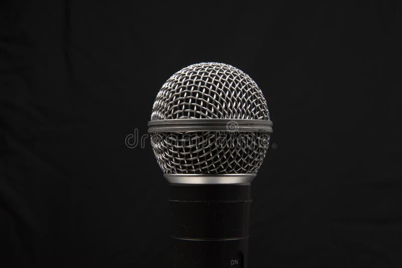 Singer Profissional Condenser Microphone Stock Photo Image of