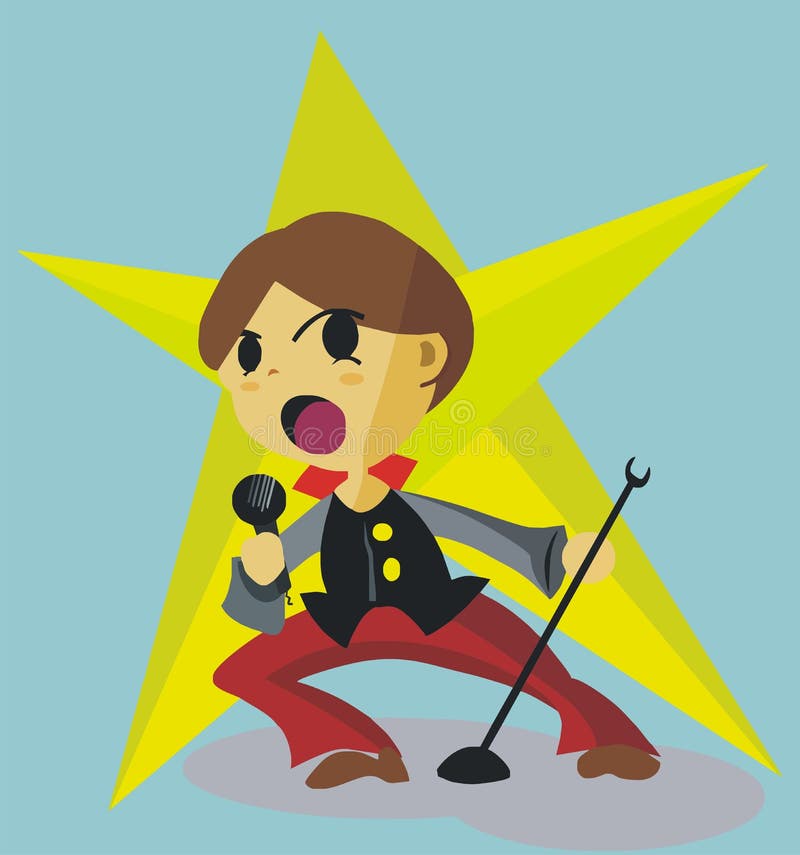 CUTE BOY SINGING CARTOON stock vector. Illustration of comics - 58796979 CUTE BOY SINGING CARTOON stock vector. Illustration of comics - 58796979