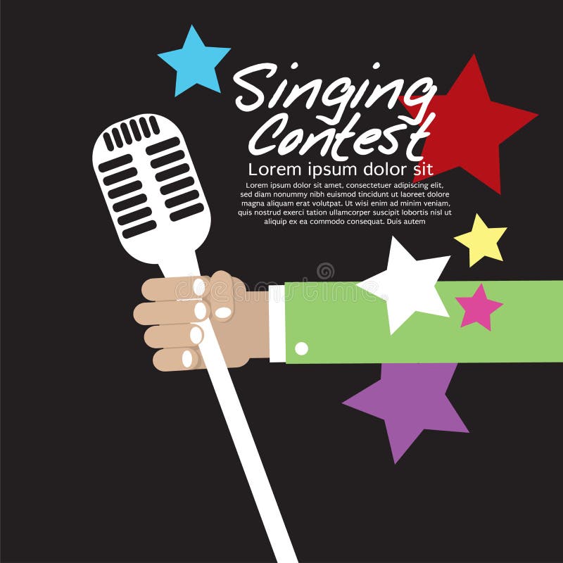 Sing Contest Stock Illustrations – 514 Sing Contest Stock Illustrations,  Vectors & Clipart - Dreamstime