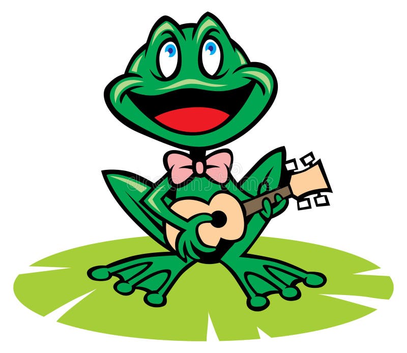 Singing frog