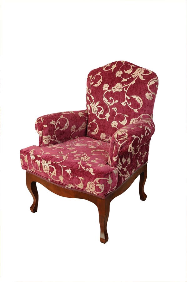 Single armchair isolated stock image. Image of furniture 19458577