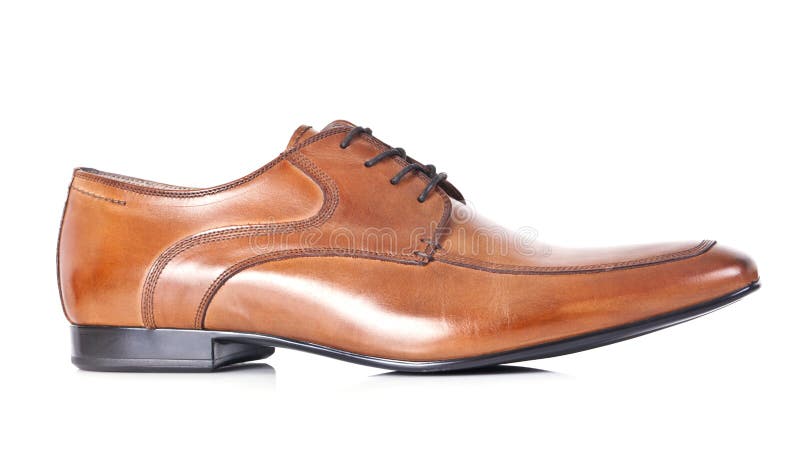 Single brown shoe