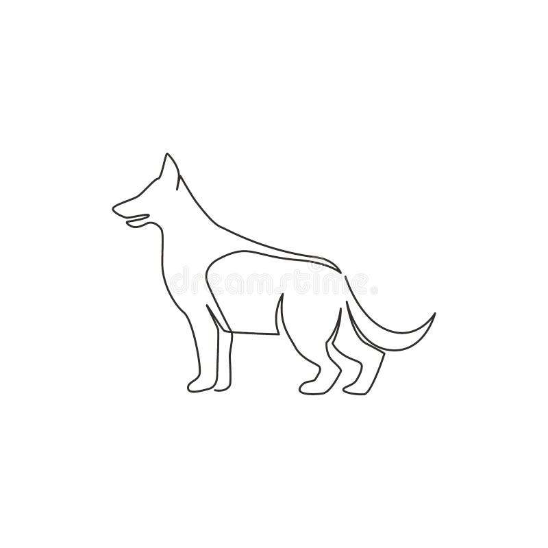 Easy Drawings Of German Shepherds