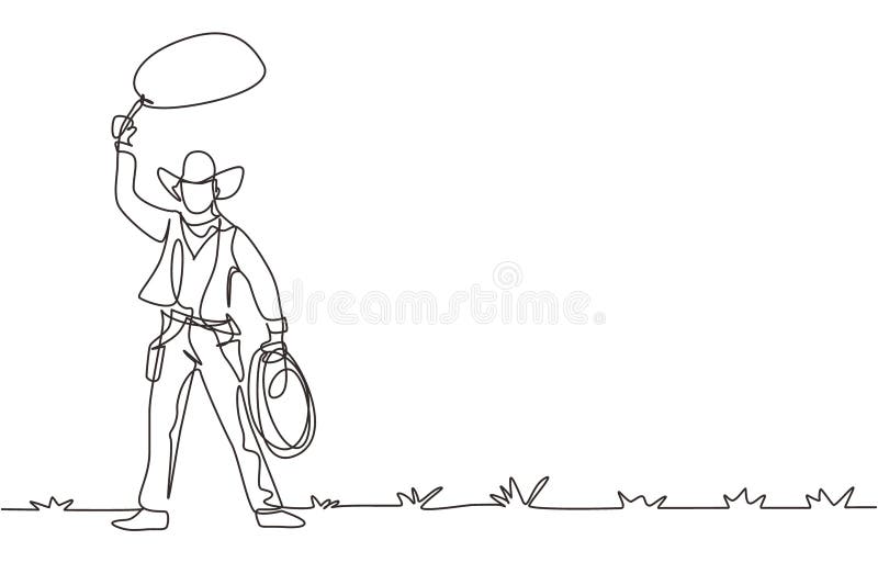 Throwing Lasso Stock Illustrations – 99 Throwing Lasso Stock