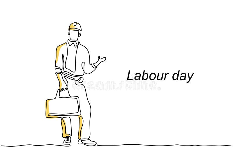 Hand Drawn or Sketch World Labour Day Stock Illustration - Illustration of  revolution, industry: 217503307