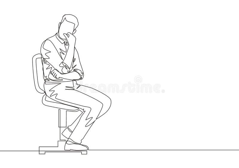 Featured image of post Person Sitting In Chair Drawing Woman with cup of coffee
