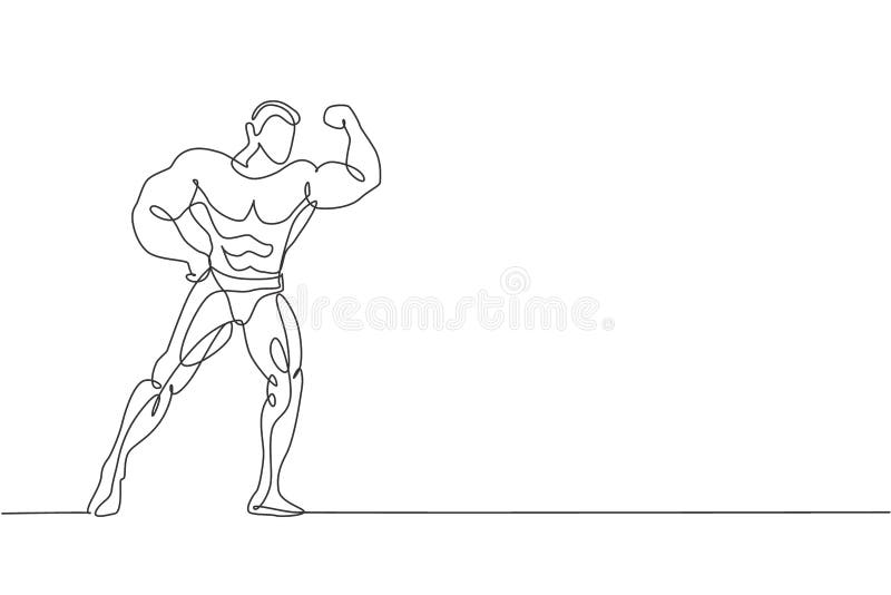Bodybuilder Drawing PNG Transparent Images Free Download | Vector Files |  Pngtree