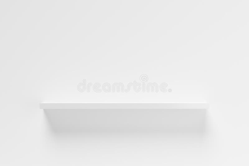 Empty White Shelf Hanging Wall Stock Illustrations 1,088 Empty White