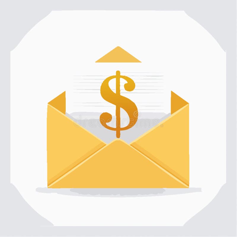 A single envelope with a dollar sign is used for cash budgeting. Sign estimate vectors