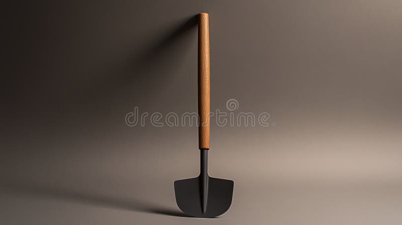 A single ergonomic garden tool styled with clean lines and neutral royalty free stock photos
