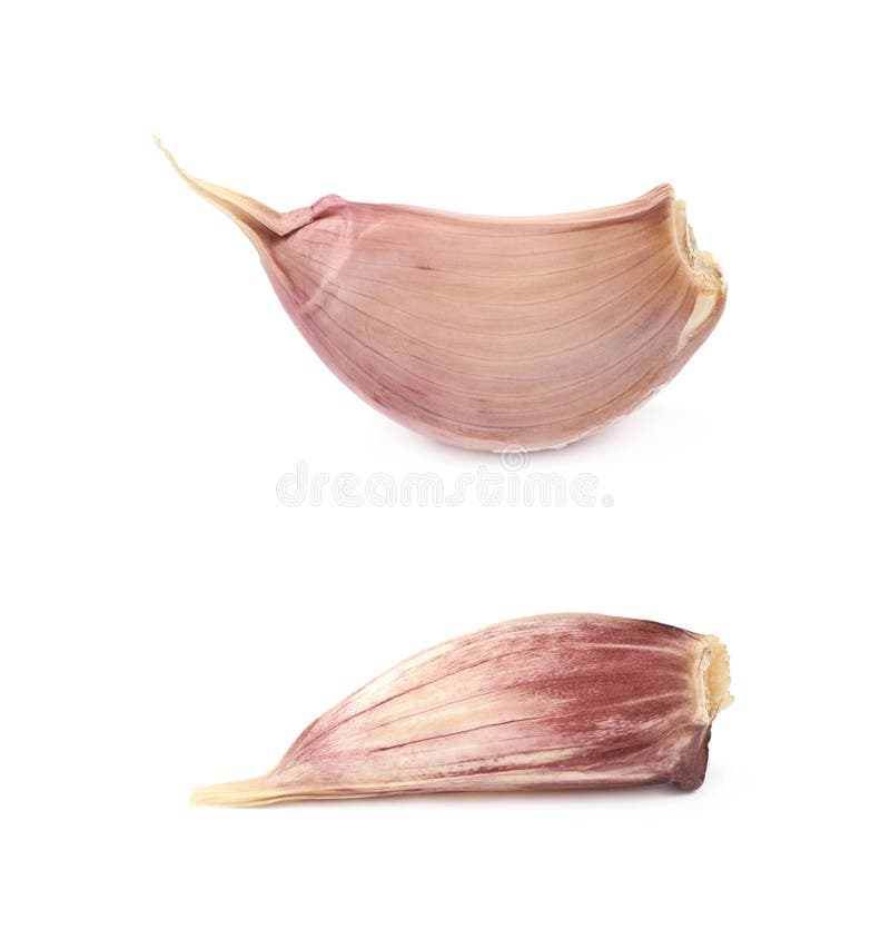 Single Garlic Clove Isolated Stock Image Image of aromatic, nutrition 86498997