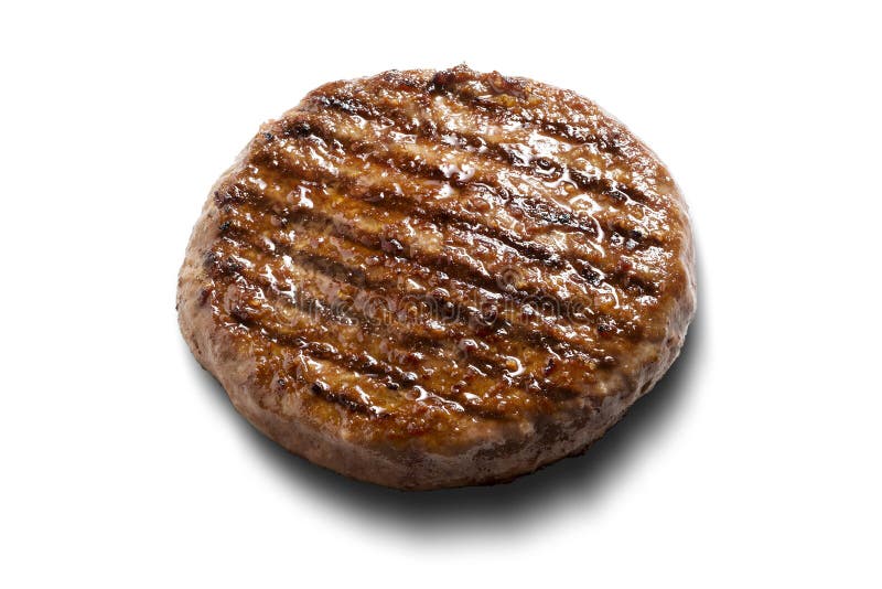Single Grilled Beef Burger stock photo. Image of beef - 272558970