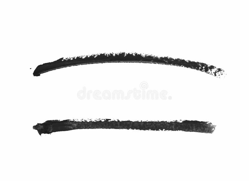 Single line marker stroke isolated stock photos