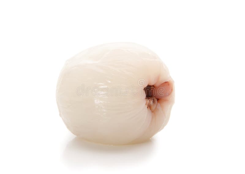 Single lychee stock images