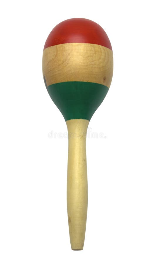 Single Maraca stock photo. Image of maracas, copy, instrument 43787870