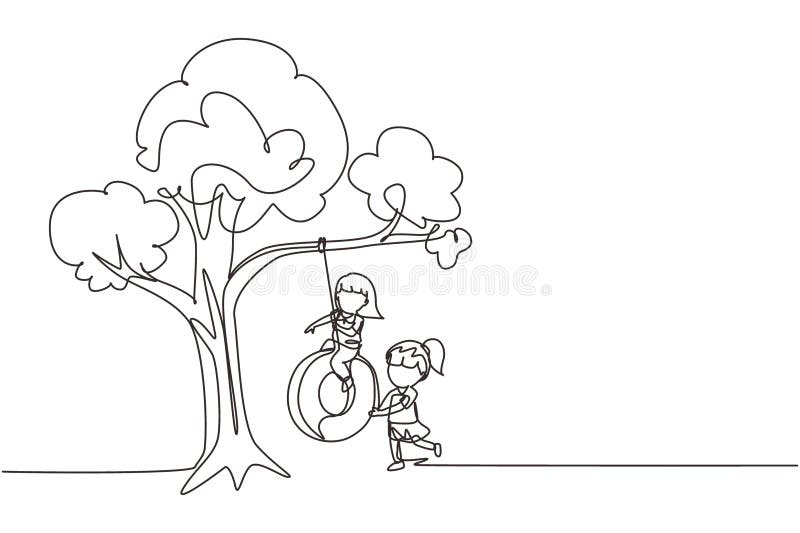 under the tree clipart black and white