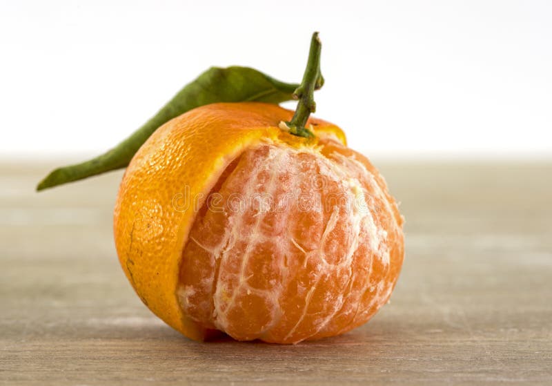 Single orange mandarin stock photos Single orange mandarin stock photos