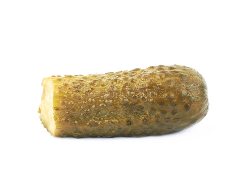 Single pickle isolated stock photo. Image of canned 120446068