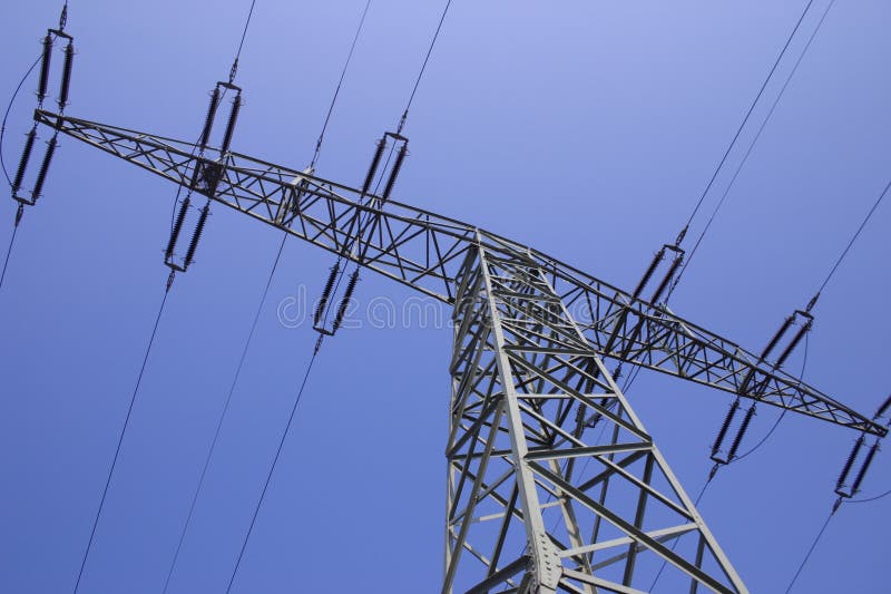 Electricity Poles stock image. Image of electricity, superconductor
