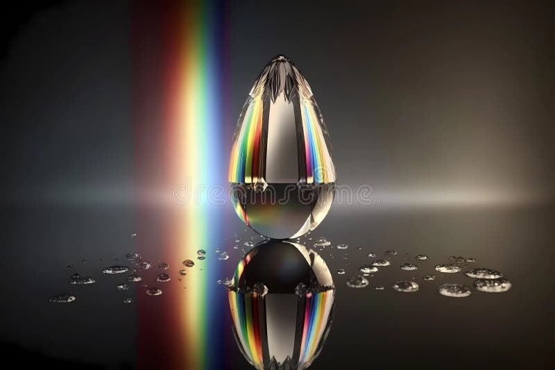 Single Rainbow Crystal Drop Single Rainbow Crystal Drop