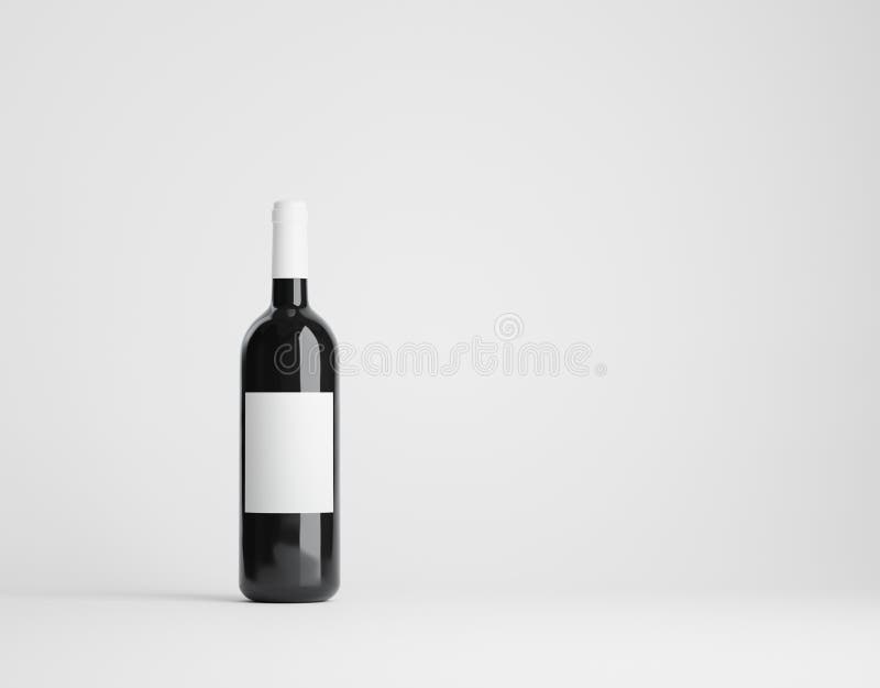 Download Single Red Wine Bottle Mockup Stock Illustration Illustration Of Bottle Single 168426552