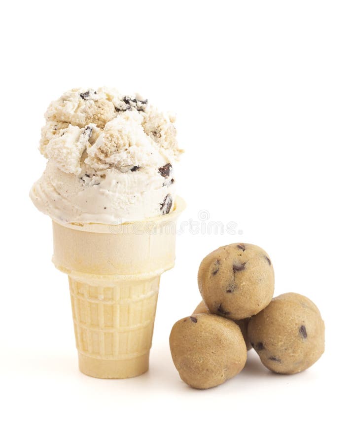 Chocolate Chip Cookie Dough With Ice Cream Scoop Stock Photo - Download  Image Now - Australia, Backgrounds, Bakery - iStock