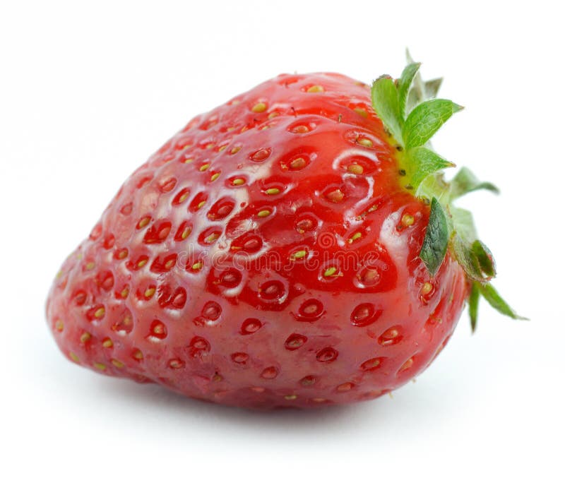 Single strawberry