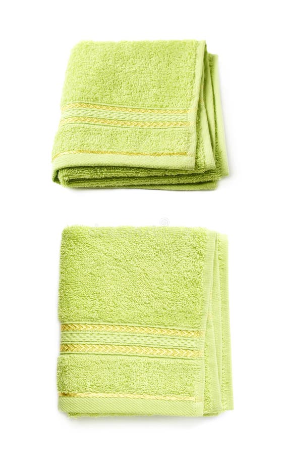 Single terry cloth towel stock photo. Image of folded 68537128