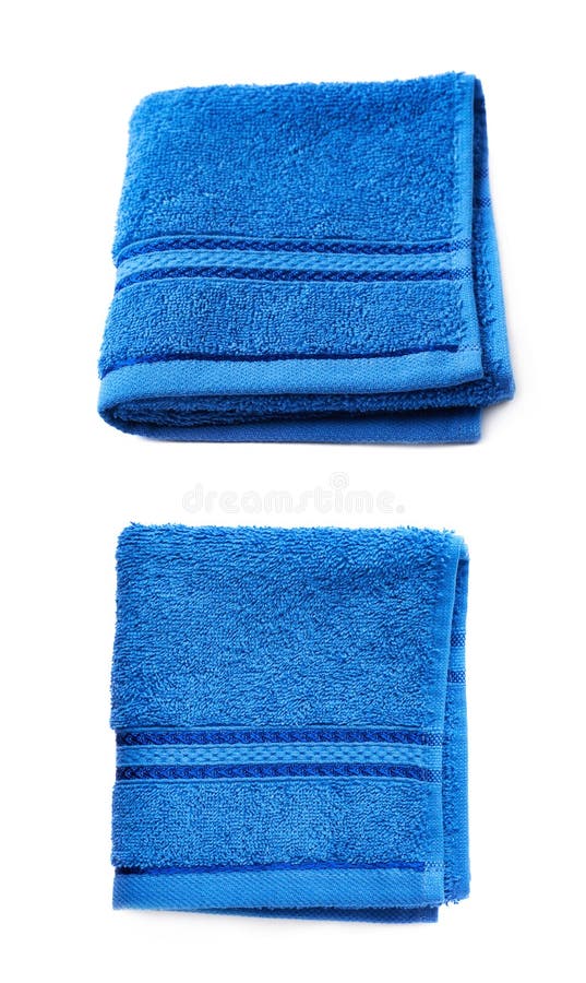 Single Terry Cloth Towel Isolated Stock Photo Image of body, cotton