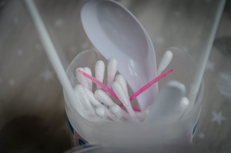 Single Use Plastic Banned by the EU from 2021 Editorial Stock Image