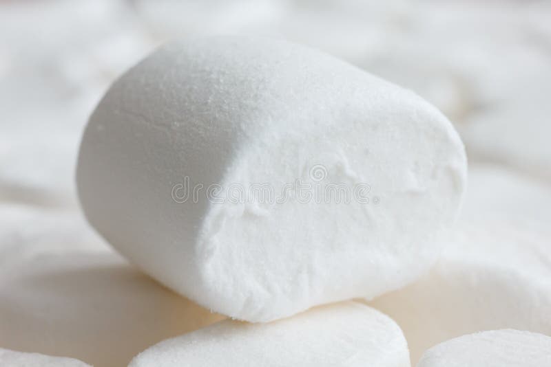 Single marshmallow candy stock photo. Image of color 84984032