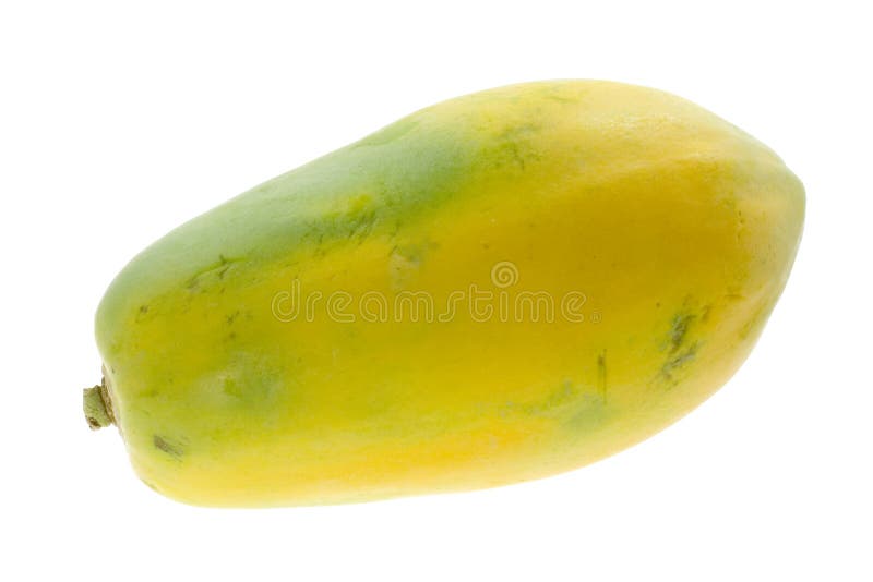 Single whole papaya stock image. Image of fresh, ripe 2213625