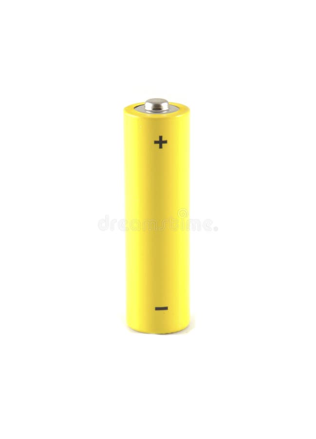 Single yellow battery