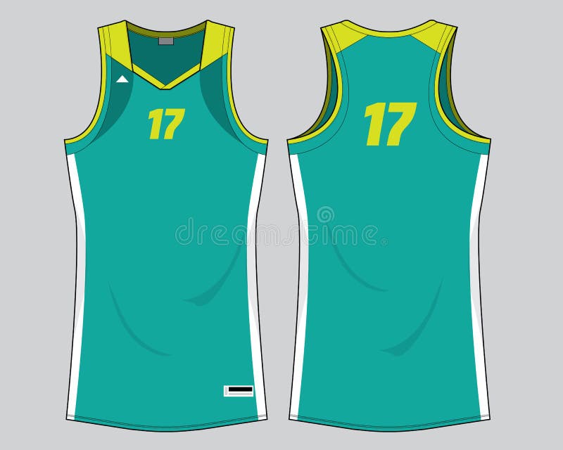 Singlet women basketball jersey sports design vector template