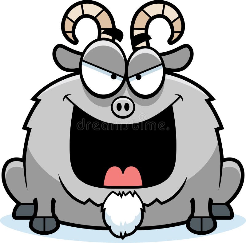Sinister Little Goat vector illustration