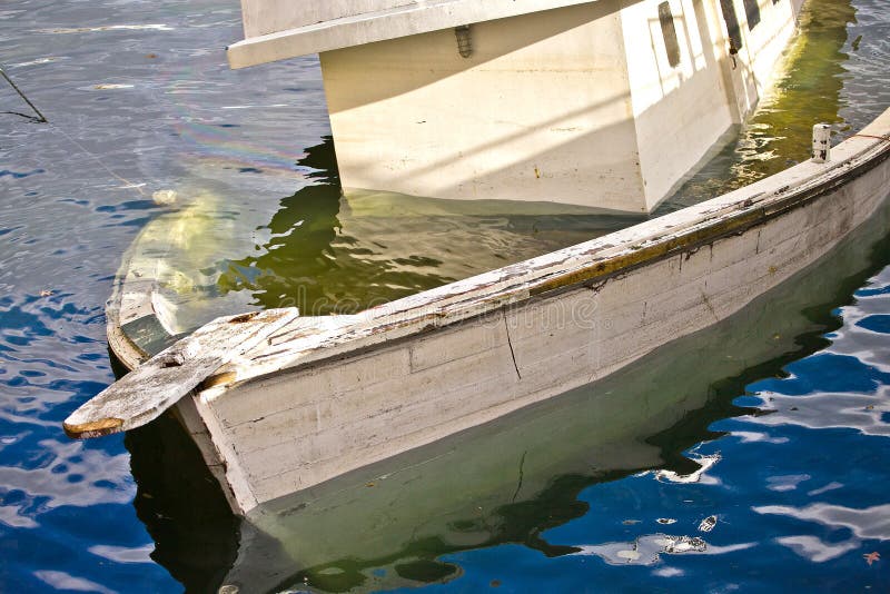 Sinking Boat stock image. Image of desoto, waters, sands - 42100685